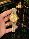 Rolex Two-tone Date Just Jubilee Chain