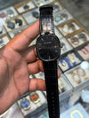 Universe Point Arabian Dial leather Strap Watch